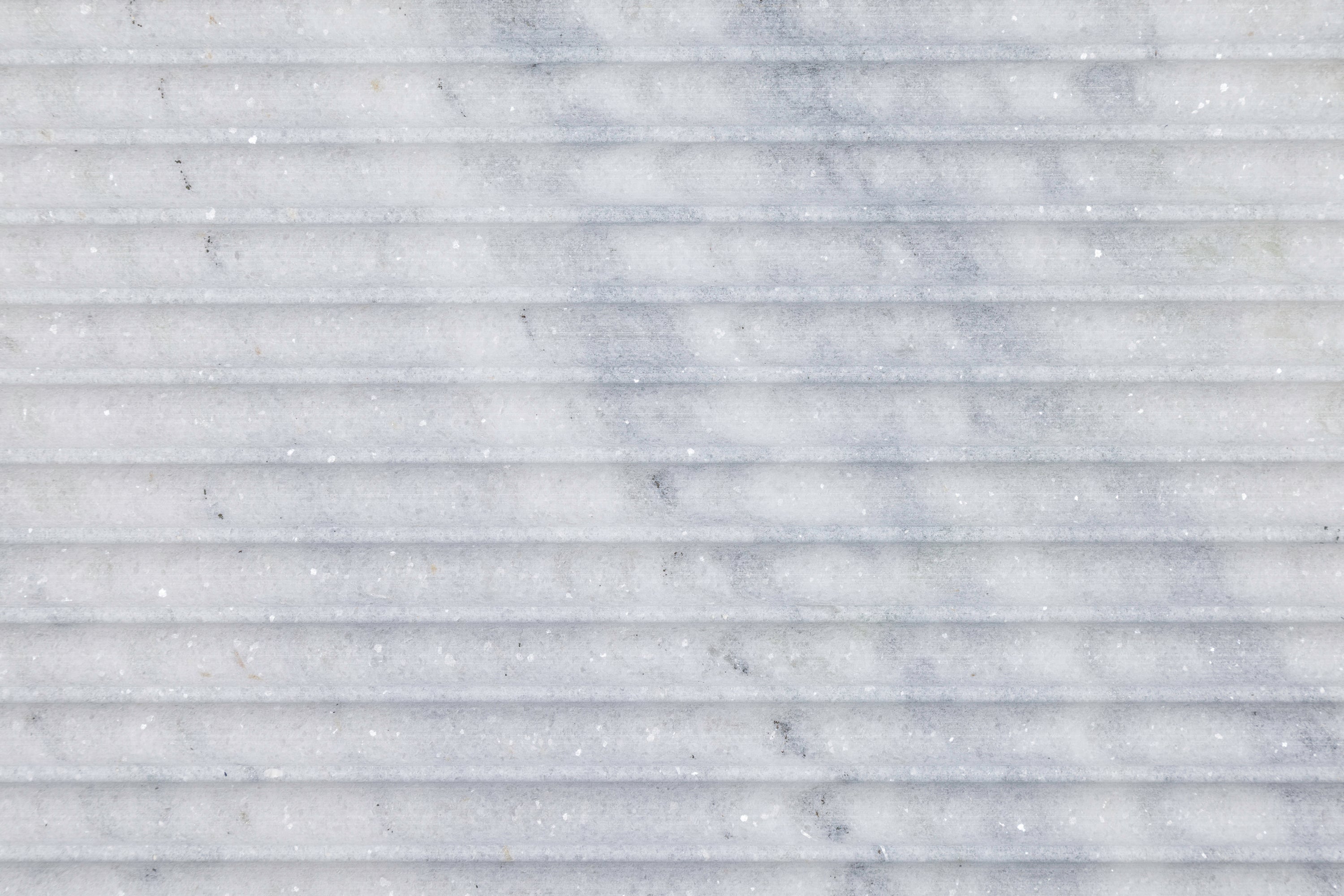 White Carrara Fluted